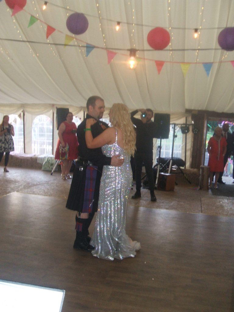 Wedding at Eden Leisure Village, Cumbernauld. Loudon Ceilidh Band of